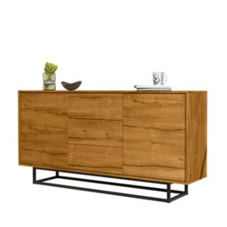 Mex Furniture LTD Sideboard 140cm Loft / Industrial in Brown - thumbnail 7