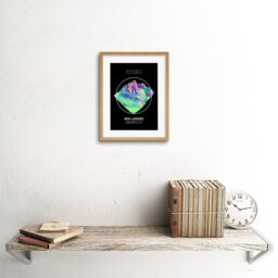 "Artery8 Wall Art Print Ben Lawers Mountain Topography Perthshire Scotland Framed Art in Beige - Size: W7"" x H9""" - thumbnail 2