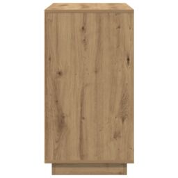 Berkfield Home Sideboard Artisan Oak 80x34x75 cm Engineered Wood in Brown - Size: 80 x 34 x 75 cm - thumbnail 7