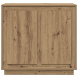 Berkfield Home Sideboard Artisan Oak 80x34x75 cm Engineered Wood in Brown - Size: 80 x 34 x 75 cm - thumbnail 6