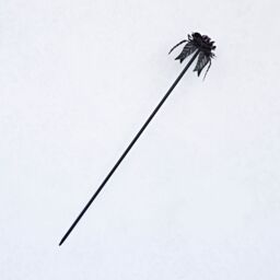Paper High Iron Black Rose Garden Stake - thumbnail 4