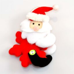 Shatchi 3 Soft Teddy Novelty Christmas Tree Hanging Decorations Xmas Decor ornaments in Red - thumbnail 3