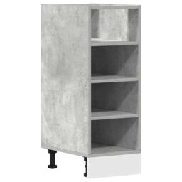 Berkfield Home Bottom Cabinet Concrete Grey 30x44, 5x81, 5 cm Engineered Wood - thumbnail 2