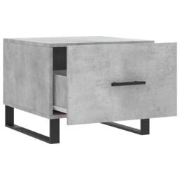 Berkfield Home Decorative Coffee Tables 2 pcs Concrete Grey 50x50x40 cm Engineer - Size: 50 x 50 x 40 cm - thumbnail 7