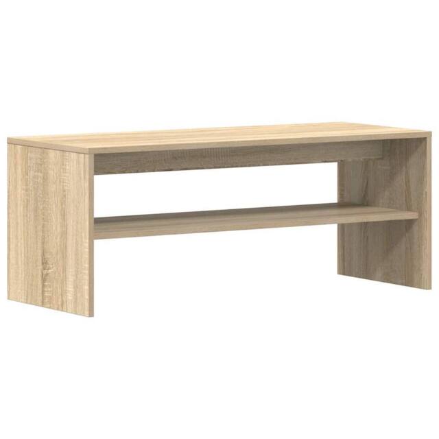 Berkfield Home TV Cabinet Sonoma Oak 100x40x40 cm Engineered Wood in Light Tan - Size: 100 x 40 x 40 cm - image 1