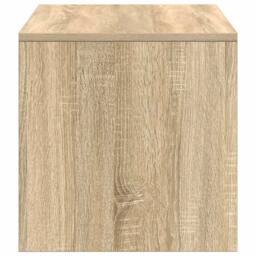 Berkfield Home TV Cabinet Sonoma Oak 100x40x40 cm Engineered Wood in Light Tan - Size: 100 x 40 x 40 cm - thumbnail 6