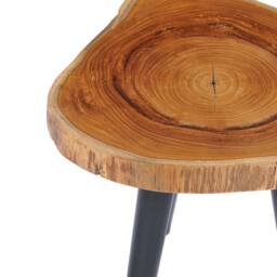 Berkfield Home Durable Coffee Table 40x45 cm Solid Teak in Brown - thumbnail 4