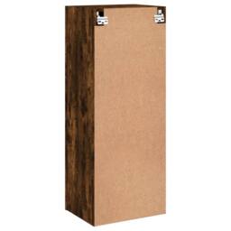 Berkfield Home TV Wall Cabinet Smoked Oak 40.5x30x102 cm Engineered Wood in Brown - thumbnail 9