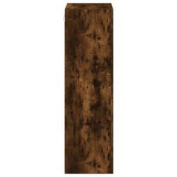 Berkfield Home TV Wall Cabinet Smoked Oak 40.5x30x102 cm Engineered Wood in Brown - thumbnail 8