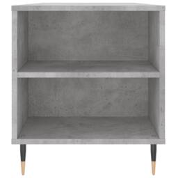 Berkfield Home Modern Coffee Table Concrete Grey 102x44.5x50 cm Engineered Wood - thumbnail 7