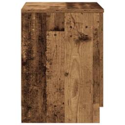 Berkfield Home Durable Bedside Cabinets 2 pcs with 2 Drawers Old Wood 40x36x50 cm in Brown - Size: 40 x 36 x 50 cm - thumbnail 7