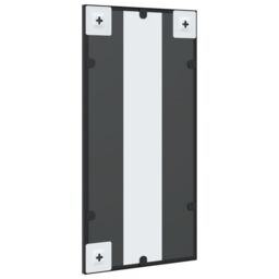 Berkfield Home Wall Mirror Black 30x60 cm Rectangle Iron - thumbnail 5
