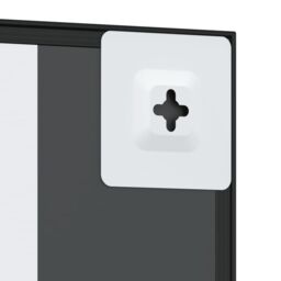 Berkfield Home Wall Mirror Black 30x60 cm Rectangle Iron - thumbnail 6