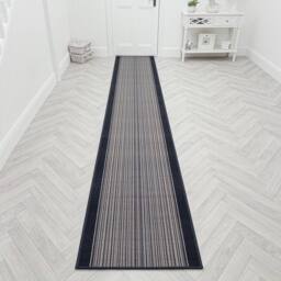 runrug Hallway Runner Rug - Non-Slip, Hardwearing, 5.4mm - 'Carnaby' in Grey - Size: 80 cm x 300 cm - thumbnail 7