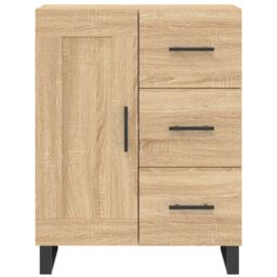 Berkfield Home Sideboard Sonoma Oak 69.5x34x90 cm Engineered Wood in Brown - thumbnail 5