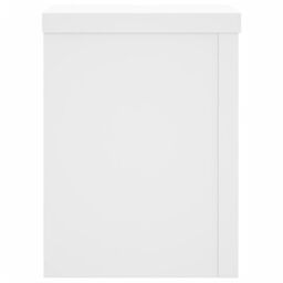 Berkfield Home Plant Stands 2 pcs White 15x15x20 cm Engineered Wood - Size: 15 x 15 x 20 cm - thumbnail 6