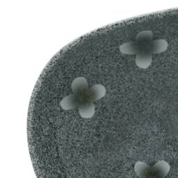 Berkfield Home Countertop Basin Blue Oval 59x40x14 cm Ceramic in Grey - Size: 59 x 40 x 14 cm - thumbnail 7