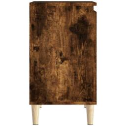 Berkfield Home Sink Cabinet Smoked Oak 58x33x60 cm Engineered Wood in Brown - Size: 58 x 33 x 60 cm - thumbnail 8