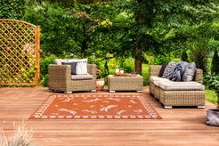 Rugstyle Summer Breeze Outdoor Rug in Terracotta - Size: 100 cm x 150 cm - image 1