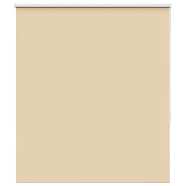 Berkfield Home Roller Blind Blackout Beige 140x150 cm Fabric Width 136.6 cm Polyester - image 1