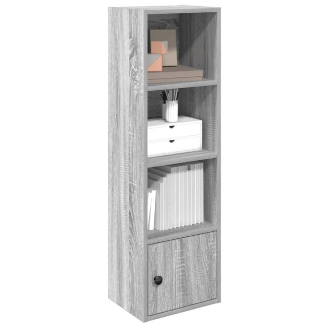 Berkfield Home Bookcase Grey Sonoma 31x24x102 cm Engineered Wood - Size: 31 x 24 x 102 cm - image 1