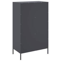 Berkfield Home Highboard Anthracite 68x39x113 cm Steel in Dark Grey - Size: 68 x 39 x 113 cm - thumbnail 8