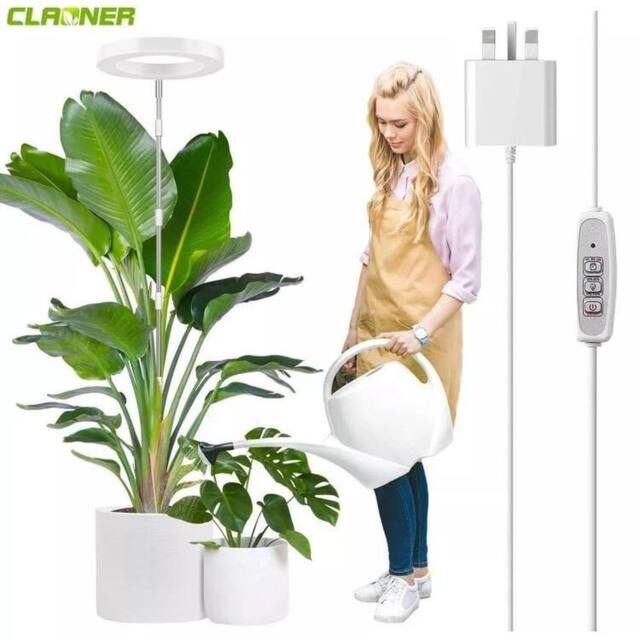 FLAVORA Large Halo Ring Full Spectrum LED Grow Light in White - Size: 100 cm x 100 cm - image 1
