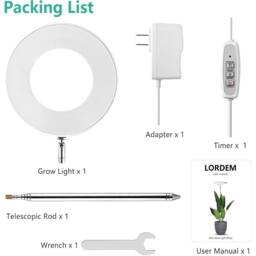 FLAVORA Large Halo Ring Full Spectrum LED Grow Light in White - Size: 100 cm x 100 cm - thumbnail 6