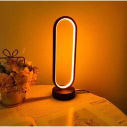 EONLION Three-Color Dimming LED Ring Lamp in Black - thumbnail 3