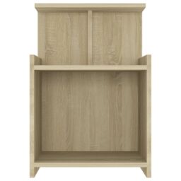 Berkfield Home Bed Cabinets 2 pcs Sonoma Oak 40x35x60 cm Engineered Wood in Brown - Size: 40 x 35 x 60 cm - thumbnail 4