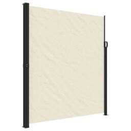Berkfield Home Retractable Side Awning Cream 220x600 cm - thumbnail 2