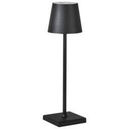 Wyld and Coco Table Lamp Black Painted Aluminium USB Charging Dimmer - thumbnail 4