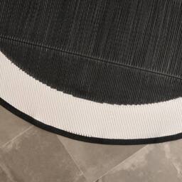 OHS Contrast Border Reversible Round Outdoor Garden Rug Waterproof Mat - Size: 170 cm diameter - thumbnail 2