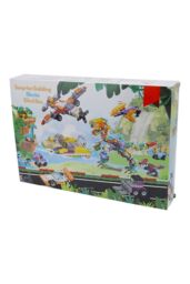 Living and Home 24 Pcs Insects Racing Car Building Kits Toy Christmas Gift in Green - thumbnail 3