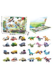 Living and Home 24 Pcs Insects Racing Car Building Kits Toy Christmas Gift in Green - thumbnail 2