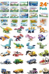 Living and Home 24 Pcs Insects Racing Car Building Kits Toy Christmas Gift in Green - thumbnail 1