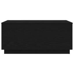 Berkfield Home Modern Coffee Table with LED Lights Black Oak 90x50x40 cm - Size: 90 x 50 x 40 cm - thumbnail 7