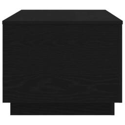 Berkfield Home Modern Coffee Table with LED Lights Black Oak 90x50x40 cm - Size: 90 x 50 x 40 cm - thumbnail 8