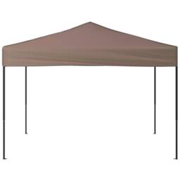 Berkfield Home Folding Party Tent Taupe 3x3 m in Beige - thumbnail 3