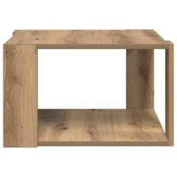 Berkfield Home Modern Coffee Table Artisan Oak 51, 5x51, 5x30 cm Engineered Wood in Brown - thumbnail 6
