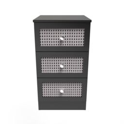 Cairo 3 Drawer Bedside Cab(Ready Assembled)
