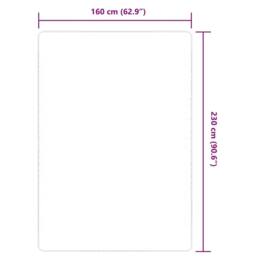Berkfield Home Soft Area Rug Jute with Latex Backing 160x230 cm Natural in Beige - Size: 100 cm diameter - thumbnail 5