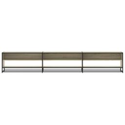 Berkfield Home TV Cabinet Sonoma Oak 270x40x46 cm Engineered Wood in Brown - Size: 270 x 40 x 46 cm - thumbnail 4