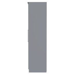 Ready Assembled 2 U Chester 2 Door Wardrobe (Ready Assembled) in Dark Grey - thumbnail 2