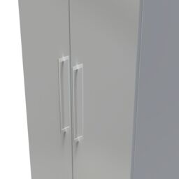 Ready Assembled 2 U Chester 2 Door Wardrobe (Ready Assembled) in Dark Grey - thumbnail 4