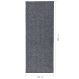 Berkfield Home Dirt Trapper Carpet Runner 100x300 cm Grey - Size: 100 cm diameter - thumbnail 7
