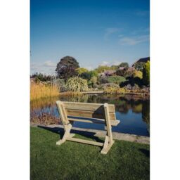 Churnet Valley Garden Furniture Ltd Ashcome Bench, Traditional Wooden Seat - Minimal Assembly Required in Brown - thumbnail 4