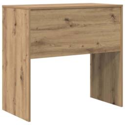 Berkfield Home Writing Desk Artisan oak Engineered wood 80 x 40 x 76 cm in Brown - thumbnail 7