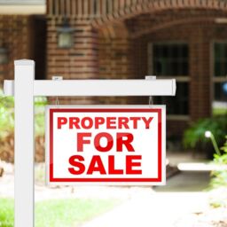 Gymax 183 cm Real Estate Sign Post UPVC Realtor Yard Sign Post Garage Sale Signs in White - thumbnail 5