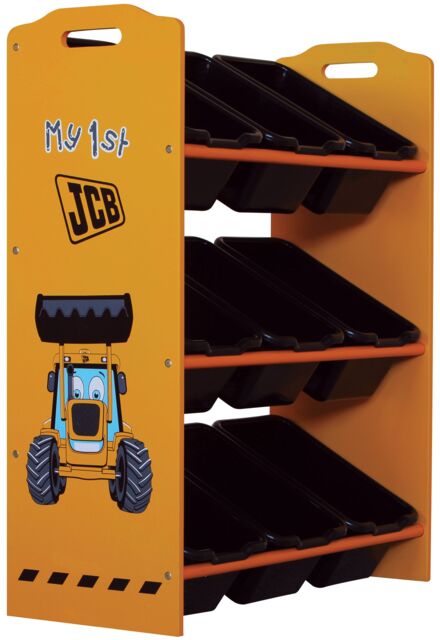 KUDL HOME JCB 9 Bin Storage in Yellow - image 1